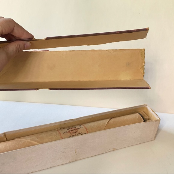 Player piano roll, antique paper scroll in original box, music - Picture 11 of 12